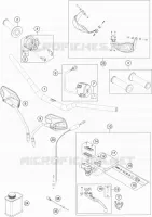 GUIDON / COMMANDES pour KTM 1090 ADVENTURE R de 2017