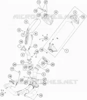ECHAPPEMENT pour KTM 1090 ADVENTURE de 2018