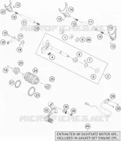 MECANISME DE SELECTION DE VITESSES pour KTM 1090 ADVENTURE de 2018