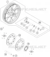 ROUE AVANT pour KTM 1090 ADVENTURE de 2018