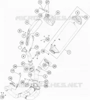 ECHAPPEMENT pour KTM 1090 ADVENTURE de 2016