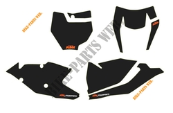 NUMBER PLATE STICKER BLACK