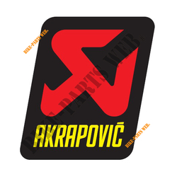 Autocollant Akrapovic p.Titane