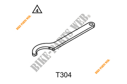 CLE A GRIFFE POUR 3612