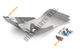 KTM SABOT ALU<br />KTM SKID PLATE ALU 125/200EXC